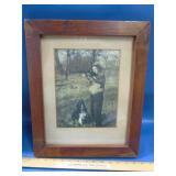 framed 'The Huntress' by E Robinson