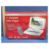 Durabrand 7-inch portable dvd player no remote
