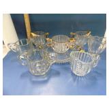 Assorted glassware lot vintage