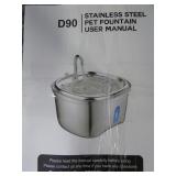 stainless pet fountain as new