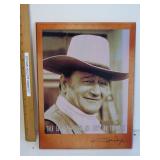 John Wayne wooden plaque