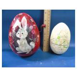 vintage nesting Easter lot 1953 Mattel litho egg