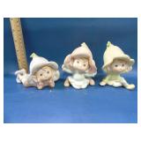 Homco garden pixies vintage lot