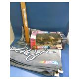 Nascar lot Dale Jr. radio control car, flag