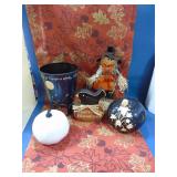 Crow, Pumpkin and Scarecrow lot