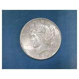 1923 Peace dollar coin