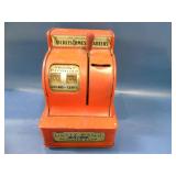 vintage tin Uncle Sam coin bank