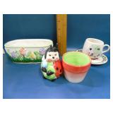 Decorative ceramic lot