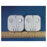 set of Apple EarPods wired with 3.5mm plug