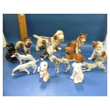 vintage ceramic animal figures