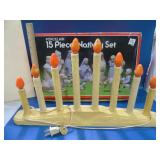 vintage candolier 8 lights & nativity set