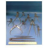 vintage Starrett machinist tools