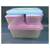 Fit and Fresh travel food containers with ice pack