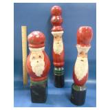 3 nice Santas paper mache?