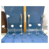 chrome over door racks