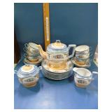 Japanese lusterware tea set