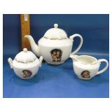 M J Hummel tea set Stormy Weather