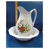 bowl and pitcher set