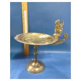 brass serving compote