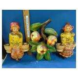 chalkware wall decor