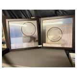 2) MATCHING PRINTS BEHIND GLASS BY DONNA BECHER