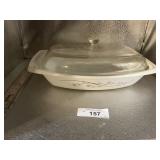PYREX CASSEROLE DISH W/ LID
