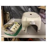 STOOL AND ELECTRICAL ITEMS