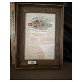 BARNWOOD FRAMED POSTER "CORN PALACE CENTENNIAL