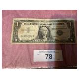 $1.00 SILVER CERTIFICATE: SERIES1957A