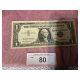 $1.00 SILVER CERTIFICATE: SERIES 1957