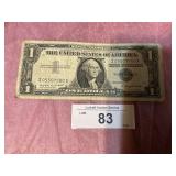 $1.00 SILVER CERTIFICATE: SERIES 1957A