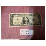 $1.00 SILVER CERIFICATE: SERIES 1957A