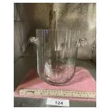 LARGE CRYSTAL ICE BUCKET