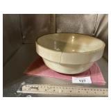 CROCK BOWL WITH STRESS CRACKS, CHECK PICTURES,