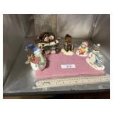 CHRISTMAS DECORATIONS:  2) SNOWMEN CARVERS CHOICE