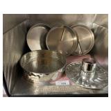 3) MIRRO ALUMINUM 9X1 1/2 CAKE PANS, SPRING CAKE
