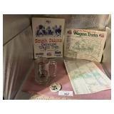 WESSINGTON SPRINGS CENTENNIAL MUG & BUTTON 1982,