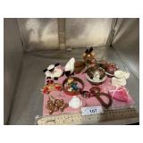 ORNAMENTS: BELLS, SHEEP, GINGER BOYS & MISC