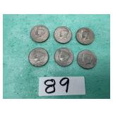 6)CENTENNIAL HALF DOLLAR1776-1976-D MINT