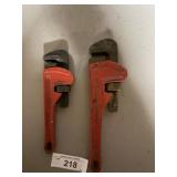 2) PIPEWRENCHES #8 AND #10