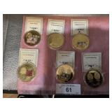 SET OF 6:  ABRAHAM LINCOLN "FIVE HUNDRED DOLLAR,