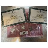 3)PACKS OF 5 SILVER INGOTS.  .999 PURE  W/ 2