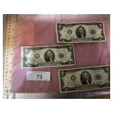 3)$2.00 BILLS: SERIES 1976
