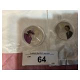 2) BRADFORD EXCHANGE MINT- "THE QUEENS GREEN