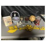 NEW CANDLES, CHRISTMAS TEA CANDLE GLOBE, EASTER,