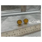 PAIR OF YELLOW REFLECTOR LIGHTS