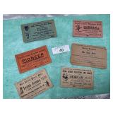 6)BALLROOM TICKETS: CHICAGO HALL, LOGAN SQUARE