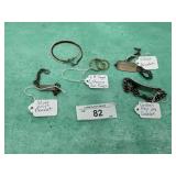 L.H. SEGAL CALIFORNIA EARRINGS, SILVER BRACELET, L