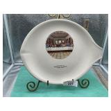 ADVERTISING "LAST SUPPER" PLATE COMPLIMENTS OF