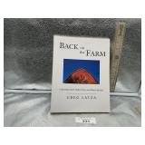 BOOK "BACK ON THE FARM" BY GREG LATZA, CELEBRATING